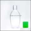 Imballaggio Office School Business Industrial50Ml Disinfettante Bottiglie vuote per lavaggio a mano Bottiglia di plastica per animali domestici per disinfettante con tappo Verde Bianco D