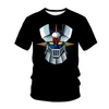 Erkek T-Shirt Anime Film Robot Mazinger Z 3D Baskı T-Shirt Sokak Giyim Erkekler Womensl Moda Erkek Kız Çocuk Tops