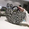 lässige Rattan Halbmond Frauen Handtaschen Designer Summer Beach Stroh Bags Wicker gewebt große Totes Damen Reisen Bali Bag C037425642