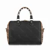 Bola de bolsa da carteira da mulher TODAS TODAS PRIMEIRAS DE LELOOPARDA CALEIRA GENUINA MULHERES TOTAS Bolsas Bolsas de ombro Lady Saco Crossbody With Lock Key 286k