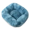 Super doux chien lit chien coussin longue peluche chien chenil chat maison lavable hiver chaud canapé-lit pour chiens de taille moyenne 210401