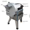 Electric Vegetable Cutter Machine Slicer Stainless Steel Potato Carrot Tomato Dicing Cutting Tool Food Processors