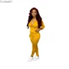 Femmes Survêtements Deux Pièces Ensemble Deisgner Jogging Costumes Couleur Unie À Manches Longues À Capuche Zipper Manteau Pantalon Casual Dames Vêtements 12 Couleurs