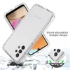 2 i 1 robusta rustning stötsäkra fall för Samsung Galaxy A32 4G Anti-Slip Soft TPU Bumper Hard PC Transparent Acrylic Back Cover