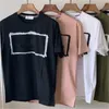 Abbigliamento manica corta T-shirt da uomo T-shirt estiva da uomo in cotone di alta qualità Girocollo con lettera stampata per gli amanti Camicia con fondo alla moda casual 52NS80