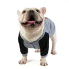 Sublimação vestuário de cão em branco cães de lã vestir outono inverno dois pernas camisola pet beisebol esportes roupas quentes dogg outwear roupas bulldog schnauzer corgi m