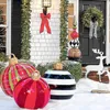 Favor de festa 1 peça 60 cm bola de natal decoração de árvore ao ar livre brinquedo inflável casa seu gift287l