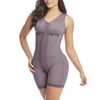 Full Body Women Shaper Post Compression Garment com sutiã Shapewear Fajas Redutores Sexy e confortável treinador de cintura