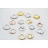 50PCS CZ GEMS Näsa örhängen öronpinnar DiaTh Tragus Croplage Ring Sliver / Guld / Rose Gold Body Piercing Shine Hoop