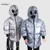 Chaqueta de invierno para niños 2021 Traje de nieve acolchado de algodón para niños Espesar Cálido A prueba de viento Abrigo de moda para niños para niña Ropa de bebé 2-10Y H0909