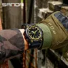 Sanda Special Forces Military Watch Shockproof Dual Display Sports polshorloge heren elektronische 2022 digitale lumineuze klok polshorloges