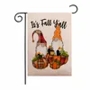 Camping Witamy w Jesień Hallowmas Garden Flaga Courtyard Flagi Fall Yard Banner Materiał Pościel 45 * 30cm T10i78