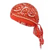 Cycling Bandana Skull Cap Beanie Lightweight Adjustable Cotton Biker Hat Hood Headband Headscarf Doo Rags Head Wraps 1733 Z26938204