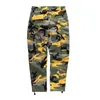 orange cargo pants women