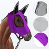 Horse Fly Mask with Ears Comfort Smooth Elasticity Lycra Grip Soft Mesh Stretch Bug Eye Saver UV Protection XBJK2106