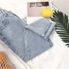 Plus Size High Waist Boyfriend Jean Moda Niebieski Czarne Panie Denim Harem Spodnie Casual Luźne Spodnie Vintage 210809