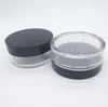 10g transparent transparent vide PO lâche boîte de bouteille de boîte de bouteille de boîte, Transparents Sifters en plastique Cosmétic Conteneur Jar SN2619