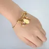 Bangle Edelstahl Jungfrau Mary Kreuz Armreifen Armbänder Für Frauen Katholische Schmucksachen