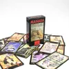 Erotisk av Manara-kort 22 Major 56 Mindre Arcana Divinatory Instruktioner 78Card Tarot Deck Five Språk Magic Game