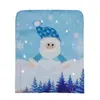 LED Christmas Chair Cover Santa Claus Snowman Dekoracyjne światło Powrót 211105