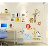 動物幼稚園パーティーは部屋を取り除くことができる寝室の寝室の据え付け壁装飾壁ステッカー210420