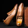 Nouvelle tendance brillant pointu Patchwork mariage Oxford chaussures en cuir hommes mocassins décontractés affaires robe formelle chaussures Zapatos Hombre