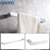 Acessório de banho Conjunto de hardware gappo Banheiro de latão de latão de parede de parede de parede barra de toalha de barra de papel higiênico kit de papel acessórios