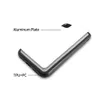 TPU + PC Blank 2D Sublimation Case Wärmeübertragung Telefonhäuser iPhone 12 11 Pro x XR xs max 7 8 8Plus mit Aluminiumeinsätzen