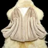 Women's Fur & Faux Real Coat Women Mink Winter For Womens Clothing Natural Abrigos Mujer Invierno 2022 Yljr888 YY721