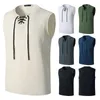 Camisetas para hombres Chaleco de baloncesto de verano Camiseta deportiva Sin mangas Impresión suelta Ropa casual para hombres