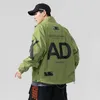 Autumn Jacket Men Fashion Streetwear Hooded Korean Style Mens Bomber Coat Spring Wear Hip-Hop Male Cloth Trendy 210811