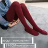 Tasarımlar Moda Kadınlar Sonbahar Kış 80 cm Süper Uzun Pamuk Çorap Kadın Üzerinde Diz Sıcak Uyluk Yüksek Çorap
