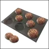 Bakeware Kitchen, Dining Bar Home & Gardensile Hamburger Bread Forms Perforated Bakery Molds Non Stick Baking Sheets Fit Half Pan Size Mods