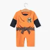 Pasgeboren Baby Boy Clothes Romper 100% Katoen Dragon DBZ Ball Z Overalls Halloween Kostuum Zuigeling Jumpsuits Lange Mouw Kleding Q0910