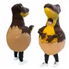 Mascot CostumesKids T-REX Disfraces inflables Disfraz de Halloween Dinosaur Egg Blow Up Disfraz Party Regalo de cumpleaños para niños UnisexMascot