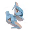 Luxury High Heeled Sandals Slip On Slippers Sandals Women Classics Dress Shoes Open Toes Fashion Sexy Hot Party Heels Ladies