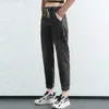 Elastic Waist Harem Jeans Pant Large Size Spring Autumn Denim Casual Stretch Vintage Ankle-Length 3XL 210809