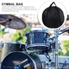 Sacs de rangement Sac d'instrument résistant à l'usure Support de pochette fourre-tout pour cymbale
