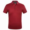 Retro masculino Polos de verão Homem de alta qualidade Tees de manga curta