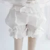 Baby girls shorts vit pumpa trosor med lolita klänning barn säkerhetsbyxor spädbarn sommar bomull legging för 1-16 år 210615
