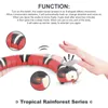 Creative Smart Sensing Cat Toys Serpiente eléctrica Juguetes interactivos Carga USB Teasing Juguetes para gatos Perros Pet Cat Accesorios 211122