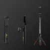 Kolorowe bezprzewodowe bluetooth Selfie Stick Składany Mini Tripod Expandable Monopod z pilotem do telefonu iPhone IOS Android