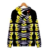 Men's Hoodies Streetwear Women Pullovers Tops Leopard Print Zipper Sweater Jumper Sweatshirt Winter Hem Hoody Shirts Men's &