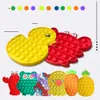 DHL Animal models Push Fidget Toy Sensory Bubble Autism Special Needs Anxiety Stress Reliever for Decompression wholesale