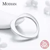 Special Design Real 925 Sterling Silver Heart Fashion Ring Simple Classic Ins Style Finger Rings For Women Jewelry 210707