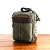 Outdoor Bags 2021 Men's Messenger Bag Crossbody Shoulder Multifunctional Handbag Travel School Retro Tote Zipper Briefcase