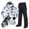 Skijacken Grote Maat Heren Skipak30 Temperatuur Waterdicht Warm Winter Alpinisme Sneeuw Snowboard Jassen En Broek Set3537056