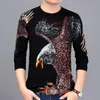 Men's Fashion Long-sleeved T-shirt 3D Printed Personality Trend Style Clothing Young And Middle-aged Sweaters