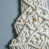 Macramé tricoté à la main arbre de noël tapisserie pendentif tenture murale pendentif suspendu tissé tapisserie décor à la maison