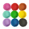 22 Styles Silicone Ashtray Creative Round Anti-shock Smoke Ash Tray Fashion Environmental Hotel Home Square 2026 V2